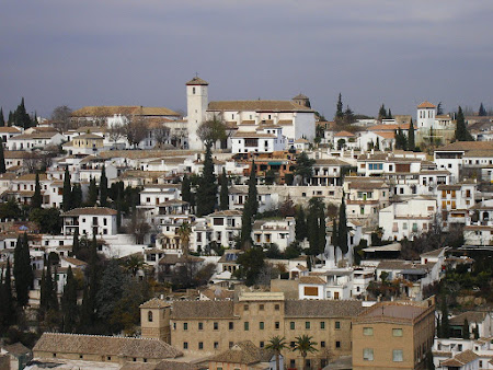 Imagini Andaluzia: Albaicin, panorama din Alhambra
