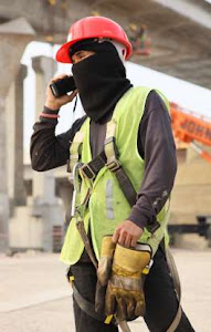 Worker at a building site