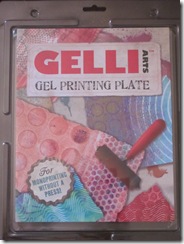 Gelli Arts gel printing plate