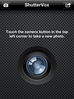 iPhone Voice Command Camera 