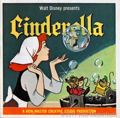 View-Master Walt Disneys Cinderella (B318), Packet Cover