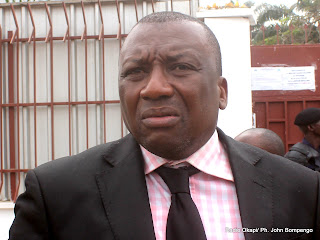Jacques Djoli, vice-président de la Ceni au palais du Peuple à Kinshasa. Radio Okapi/ Ph. John Bompengo