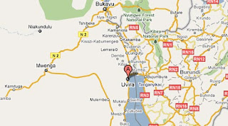 Carte de Uvira au Sud Kivu