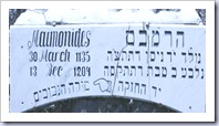 The Tomb of Maimonides in Tiberias
