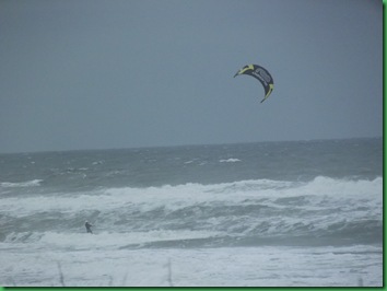 Thursday Kite surfer at Gamble Rogers 004