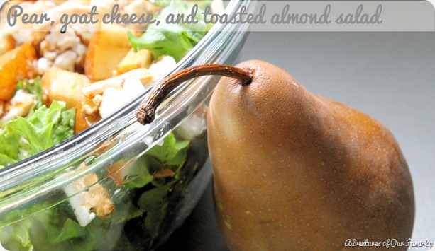 pear and goat cheese salad recipes