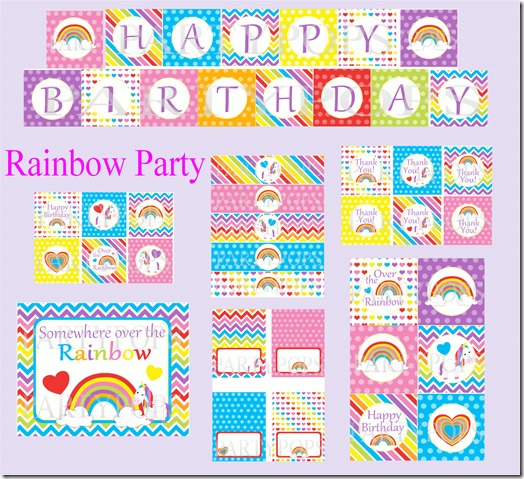 Rainbow Party Pack 1