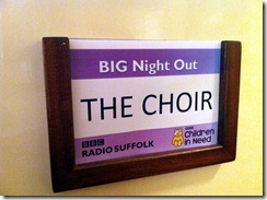Big Night Out Community Choir 2 Nov 12
