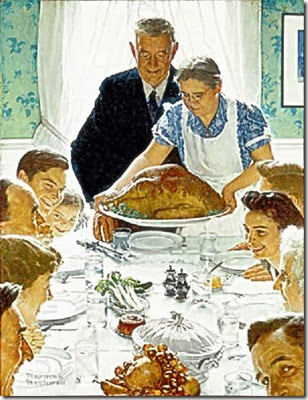 Norman Rockwell, 1943 - American Thanksgiving