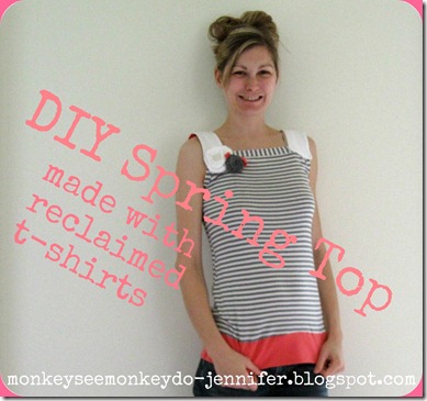 Monkey See, Monkey Do!: Spring Tank Top from Scraps