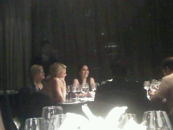 Paris Hilton Having Dinner with the Pacquiaos