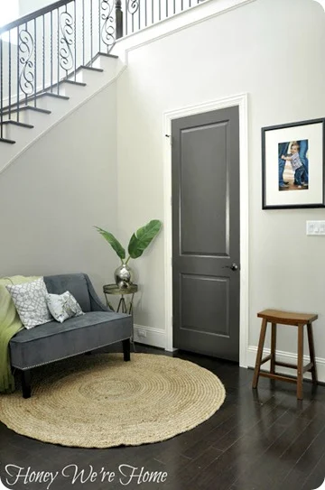 gray interior door