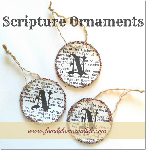 a scripture ornaments g