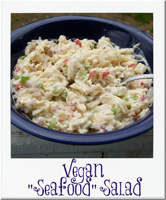 vegan seafood salad 