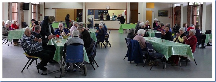 Prescott Club members enjoying the music and getting ready for a nice cooked lunch. Photo courtesy of Dennis Lyons.
