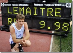 Christophe Lemaitre, 100m
