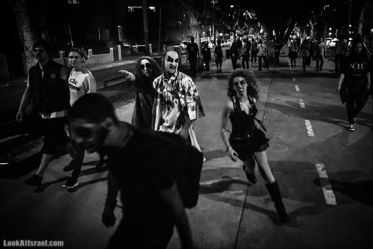 LookAtIsrael.com - Парад зомби в Тель Авиве | Zombie walk TLV, Tel Aviv 2015 |  מצעד זומבים בתל אביב, צעדת הזומבים, זומבי ווק