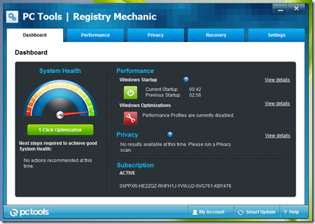 Registry Mechanic v11.0.0.277   Key