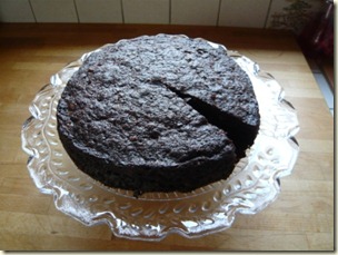 chocolate courgette cake 2