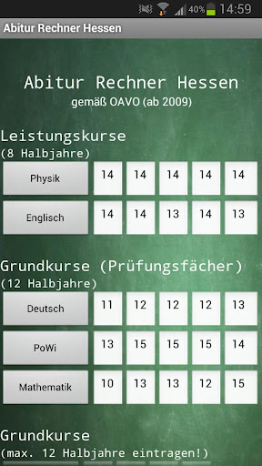 【免費教育App】Abitur Rechner Hessen-APP點子