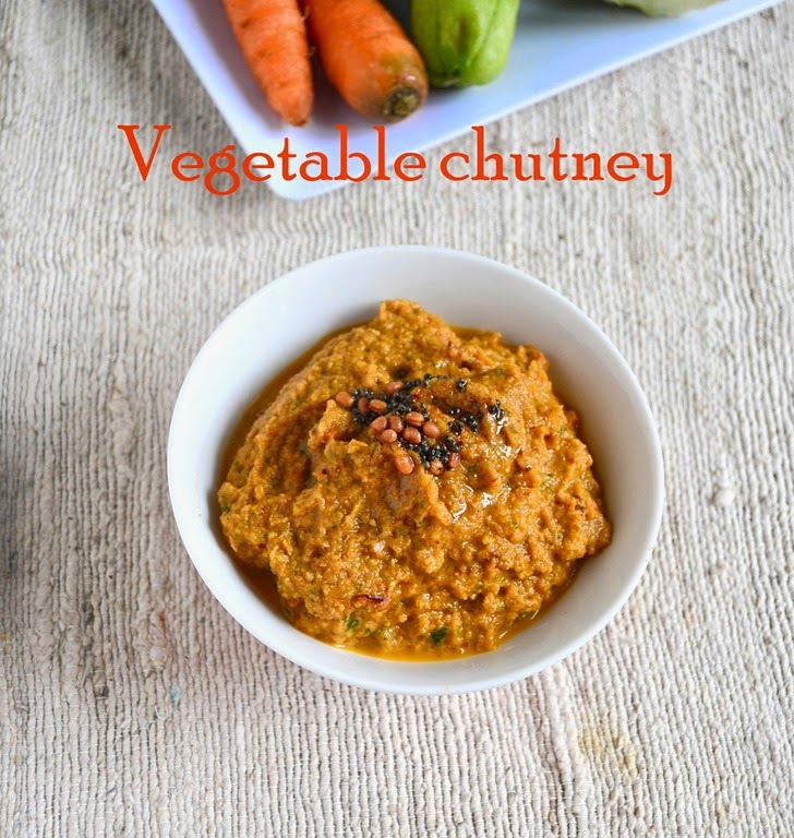 Mixed vegetable chutney recipe
