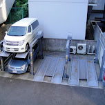 parking lot in Tokyo, Japan 