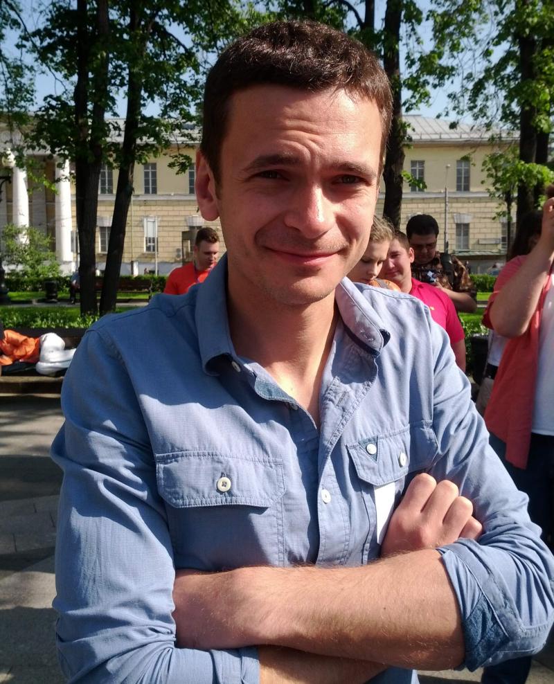 Илья Яшин перед арестом