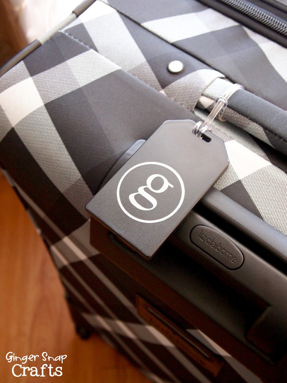 diy luggage tags with #silhouette