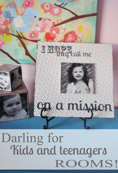 Super-saturday craft project - layered missionary plaque