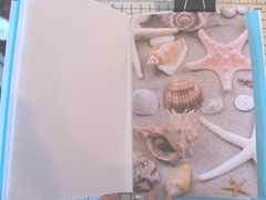 Art book April sea themed shell signature page 3. 2013