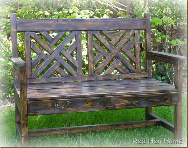 Red Hen Home woven bench 5