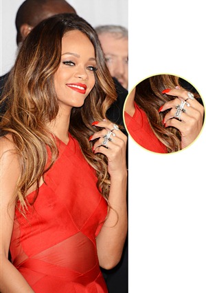 Rihanna's Stackable Rings