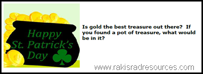 Free St. Patrick's Day Writing Prompt