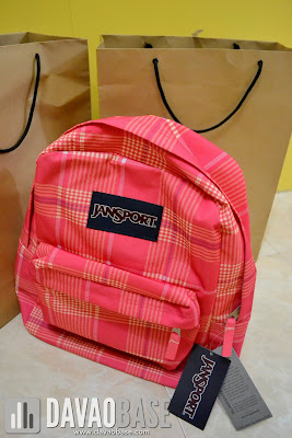Youthful pink Jansport backpack from Bratpack Abreeza