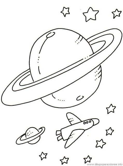 DIBUJOS PARA COLOREAR EL UNIVERSO