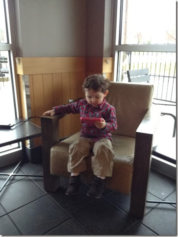 Knox at Starbucks