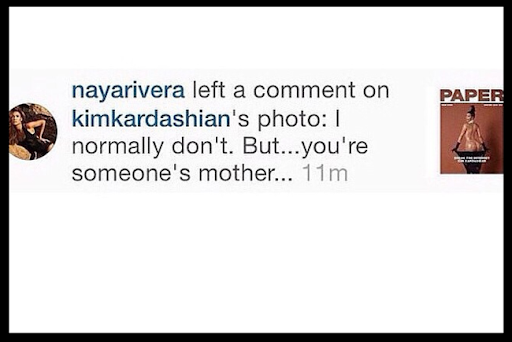 Checkout what Actress Naya Rivera told Kim Kardashian About Her Paper Magazine Cover 2