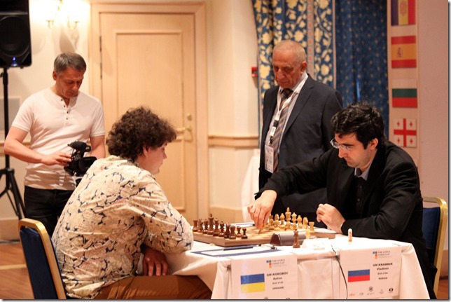 Korabov vs V Kramnik G1 Rd 5 - World Cup 2013 Tromso