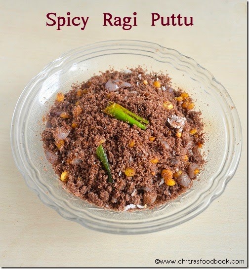 Spicy-ragi-puttu-recipe