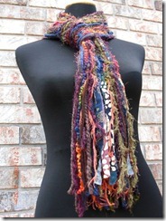 multicolor handmade scarf
