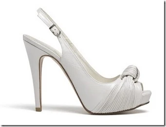 zapatos de novia blancos con plataforma