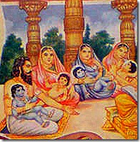 King Dasharatha and family