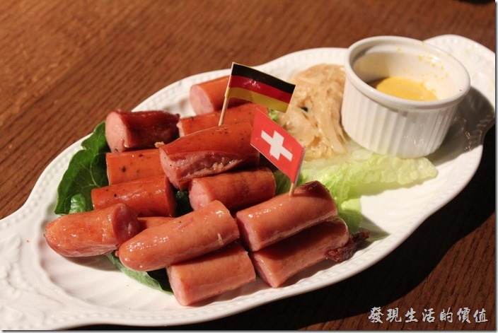 台北-美麗華金色三麥。生日套餐，德國香腸