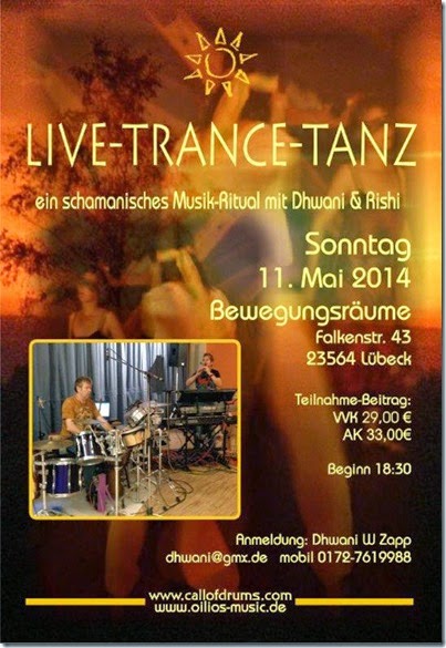 Poster TranceDance Lübeck 2014