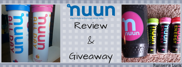 Nuun Review&Giveaway