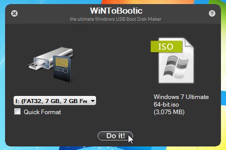 WiNToBootic: crear una USB booteable