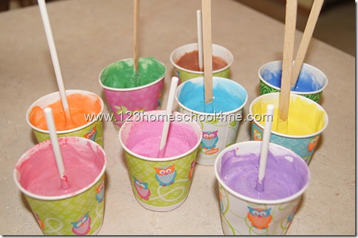 Popsicle Homesmade Chalk Popsicle Homesmade Chalk