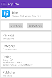 App Info / Share / Backup Free poster 3