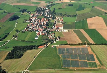 A solar complex in Bavaria, southern Germany