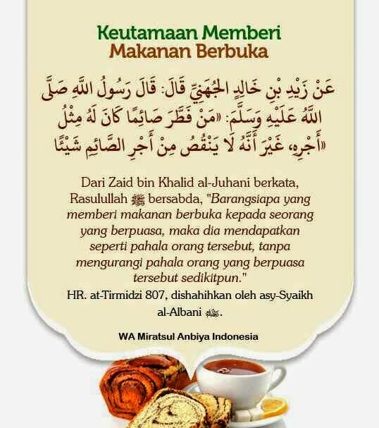 Materi Kultum Tentang Keringanan Bagi Orang Yang Berpuasa - Contoh